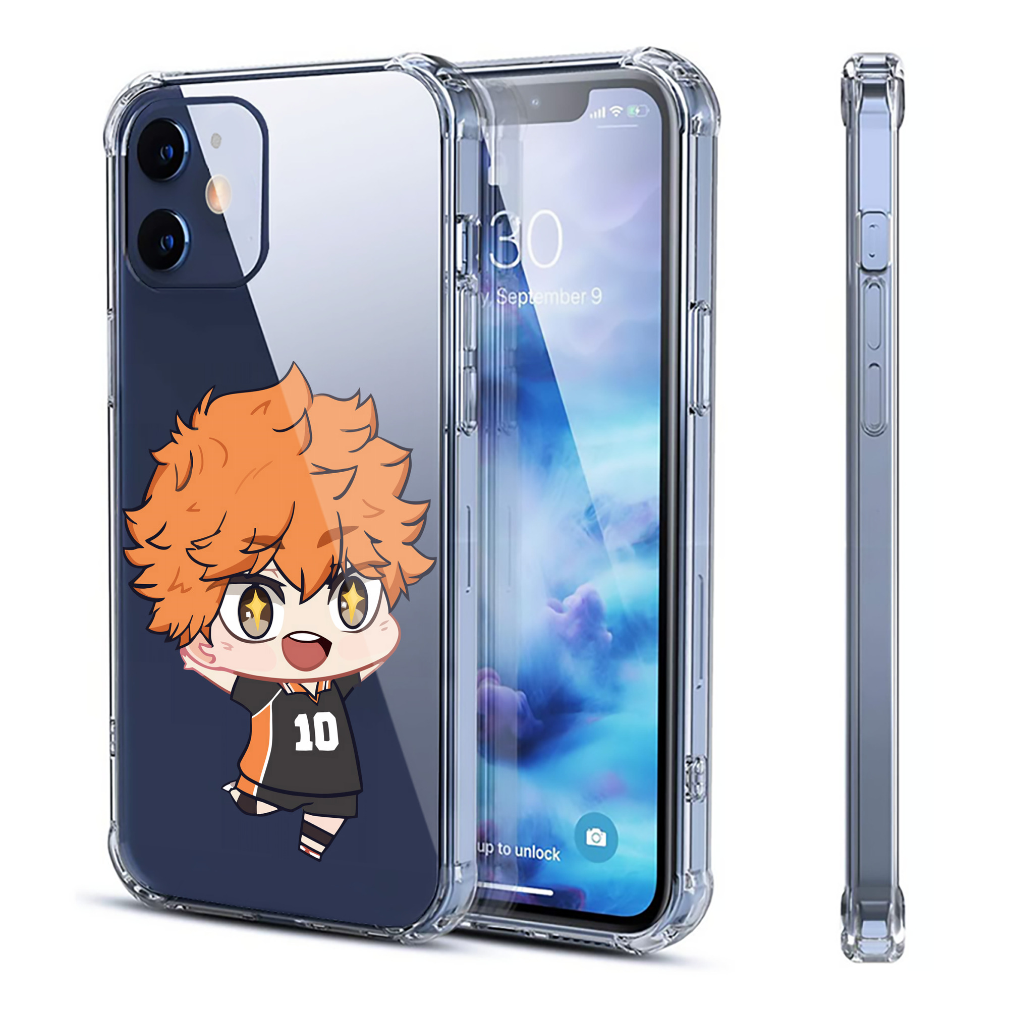 （画像用） ハイキュー!! Haikyu!! 【iPhone 12シリーズ対応】透明スマホケース（クリアソフトケース）